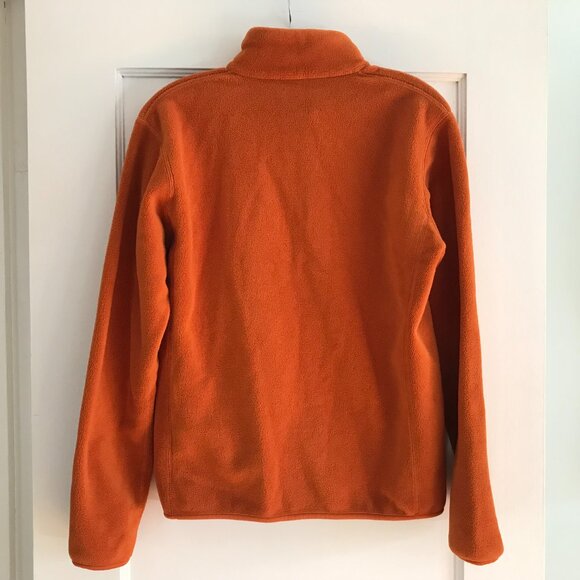 Uniqlo | Orange Zip-Up Fleece Jacket - Picture 4 of 8